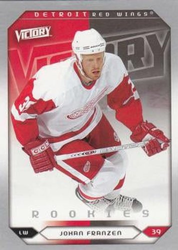 #291 Johan Franzen - Detroit Red Wings - 2005-06 Upper Deck Victory Hockey