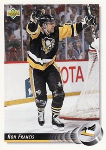 #291 Ron Francis - Pittsburgh Penguins - 1992-93 Upper Deck Hockey