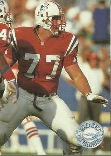 #291 Pat Harlow - New England Patriots - 1991 Pro Set Platinum Football