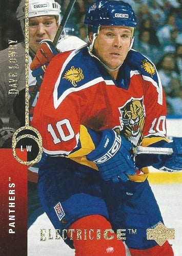 #291 Dave Lowry - Florida Panthers - 1994-95 Upper Deck Hockey - Electric Ice