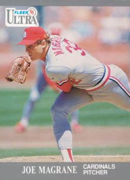 #291 Joe Magrane - St. Louis Cardinals - 1991 Ultra Baseball