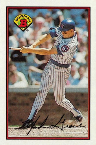 #291 Mark Grace - Chicago Cubs - 1989 Bowman Baseball