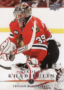 #291 Nikolai Khabibulin - Chicago Blackhawks - 2008-09 Upper Deck Hockey