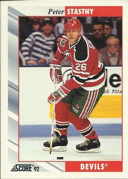 #291 Peter Stastny - New Jersey Devils - 1992-93 Score USA Hockey