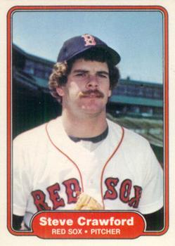 #291 Steve Crawford - Boston Red Sox - 1982 Fleer Baseball