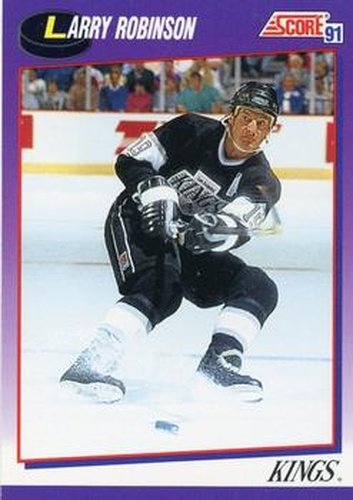 #291 Larry Robinson - Los Angeles Kings - 1991-92 Score American Hockey