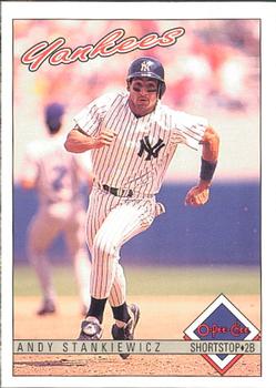 #291 Andy Stankiewicz - New York Yankees - 1993 O-Pee-Chee Baseball