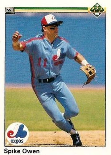 #291 Spike Owen - Montreal Expos - 1990 Upper Deck Baseball