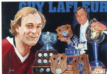 #292 Guy Lafleur - 1991-92 Score Canadian Hockey