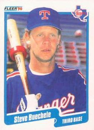 #292 Steve Buechele - Texas Rangers - 1990 Fleer USA Baseball
