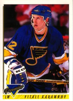 #292 Vitali Karamnov - St. Louis Blues - 1993-94 O-Pee-Chee Premier Hockey