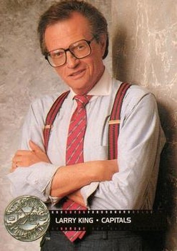 #292 Larry King - Washington Capitals - 1991-92 Pro Set Platinum Hockey