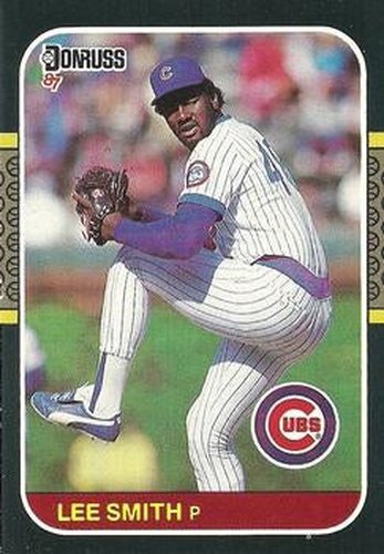 #292 Lee Smith - Chicago Cubs - 1987 Donruss Baseball