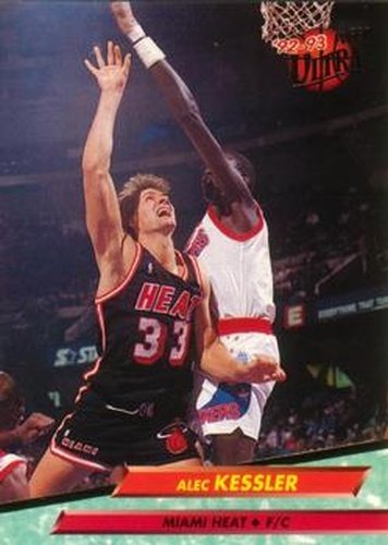 #292 Alec Kessler - Miami Heat - 1992-93 Ultra Basketball