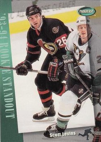 #292 Scott Levins - Ottawa Senators - 1994-95 Parkhurst Hockey