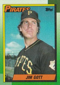 #292 Jim Gott - Pittsburgh Pirates - 1990 Topps Baseball