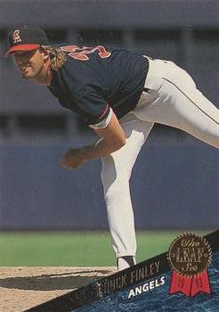 #292 Chuck Finley - California Angels - 1993 Leaf Baseball