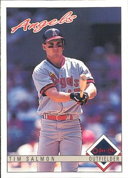#292 Tim Salmon - California Angels - 1993 O-Pee-Chee Baseball