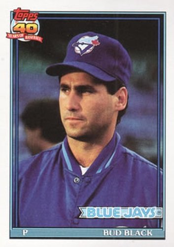 #292 Bud Black - Toronto Blue Jays - 1991 Topps Baseball
