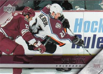 #292 Milan Hejduk - Colorado Avalanche - 2005-06 Upper Deck Hockey