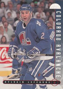 #292 Sylvain Lefebvre - Colorado Avalanche - 1995-96 Leaf Hockey