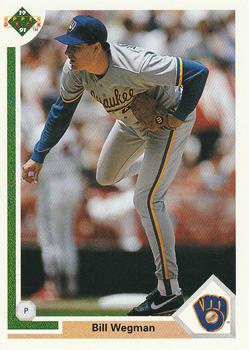 #292 Bill Wegman - Milwaukee Brewers - 1991 Upper Deck Baseball