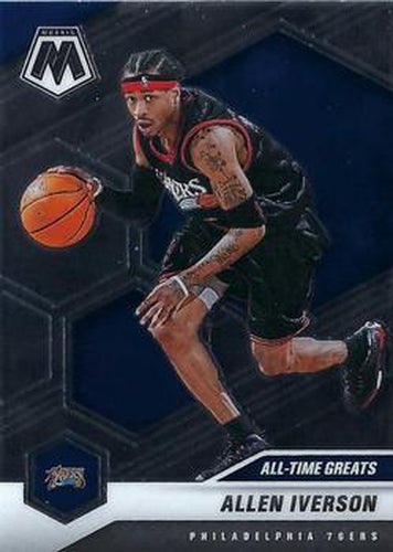 #292 Allen Iverson - Philadelphia 76ers - 2020-21 Panini Mosaic Basketball