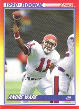#292 Andre Ware - Houston Cougars - 1990 Score Football