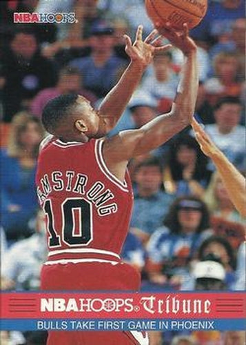 #292 B.J. Armstrong - Chicago Bulls - 1993-94 Hoops Basketball