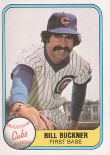 #292 Bill Buckner - Chicago Cubs - 1981 Fleer Baseball