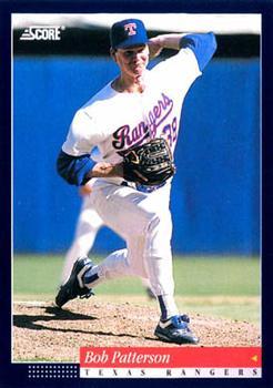 #292 Bob Patterson - Texas Rangers -1994 Score Baseball