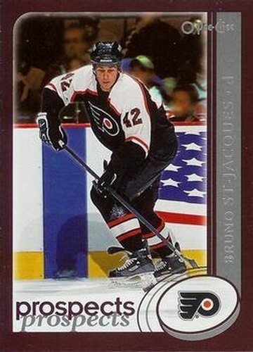 #292 Bruno St. Jacques - Philadelphia Flyers - 2002-03 O-Pee-Chee Hockey