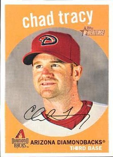 #292 Chad Tracy - Arizona Diamondbacks - 2008 Topps Heritage Baseball