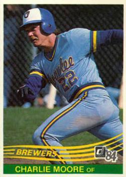 #292 Charlie Moore - Milwaukee Brewers - 1984 Donruss Baseball