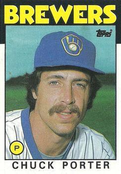 #292 Chuck Porter - Milwaukee Brewers - 1986 Topps Baseball