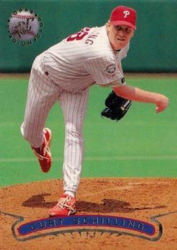 #292 Curt Schilling - Philadelphia Phillies - 1996 Stadium Club Baseball
