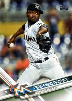 #292 Fernando Rodney - Miami Marlins - 2017 Topps Baseball