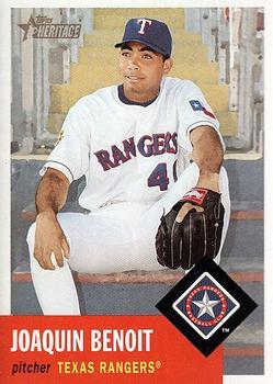 #292 Joaquin Benoit - Texas Rangers - 2002 Topps Heritage Baseball