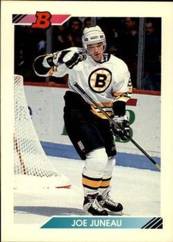 #292 Joe Juneau - Boston Bruins - 1992-93 Bowman Hockey