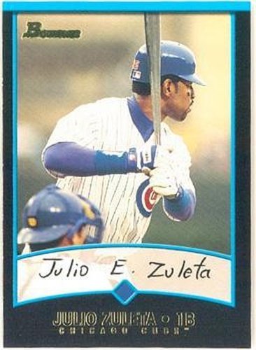#292 Julio Zuleta - Chicago Cubs - 2001 Bowman Baseball