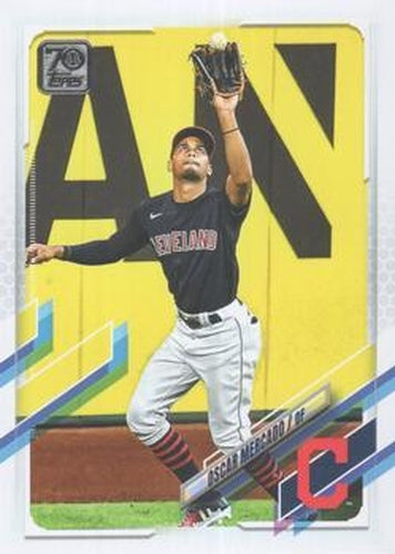 #292 Oscar Mercado - Cleveland Indians - 2021 Topps Baseball