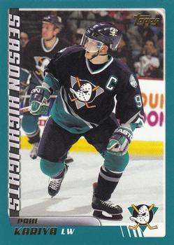 #292 Paul Kariya - Anaheim Mighty Ducks - 2003-04 Topps Hockey