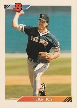 #292 Peter Hoy - Boston Red Sox - 1992 Bowman Baseball