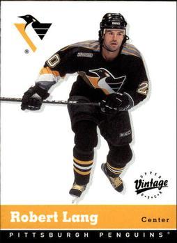 #292 Robert Lang - Pittsburgh Penguins - 2000-01 Upper Deck Vintage Hockey