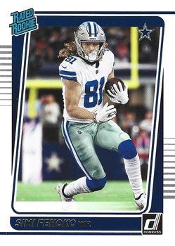 #292 Simi Fehoko - Dallas Cowboys - 2021 Donruss Football