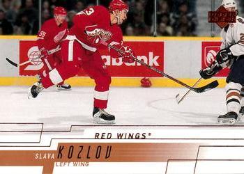 #292 Slava Kozlov - Detroit Red Wings - 2000-01 Upper Deck Hockey
