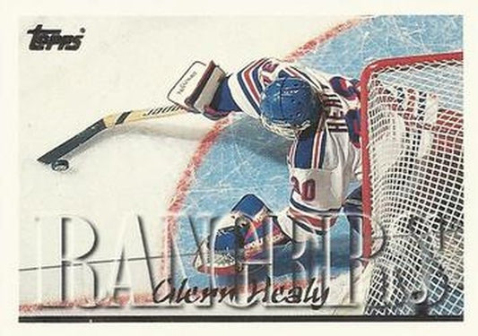 #292 Glenn Healy - New York Rangers - 1995-96 Topps Hockey