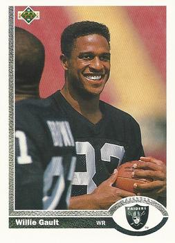 #292 Willie Gault - Los Angeles Raiders - 1991 Upper Deck Football
