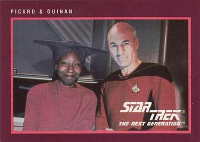 #292 Picard & Guinan - 1991 Impel Star Trek 25th Anniversary