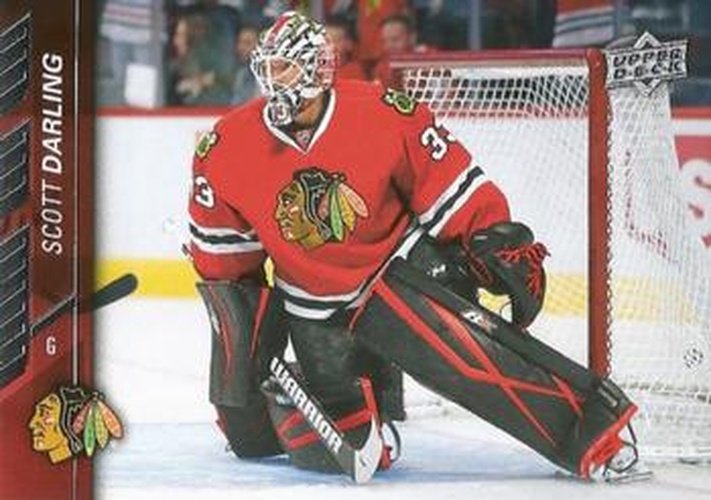 #292 Scott Darling - Chicago Blackhawks - 2015-16 Upper Deck Hockey